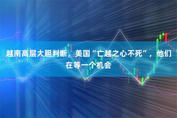 越南高层大胆判断，美国“亡越之心不死”，他们在等一个机会